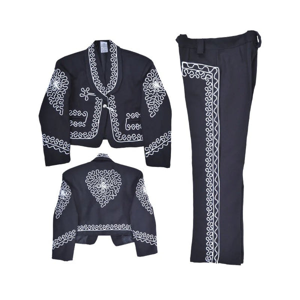 Traje Charro para Niño (TODO INCLUIDO) Gris con Negro imp-72328 main image 1