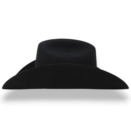 West Point 6X Cowboy Felt Hat Milano Style - Black - Cuernos Chuecos