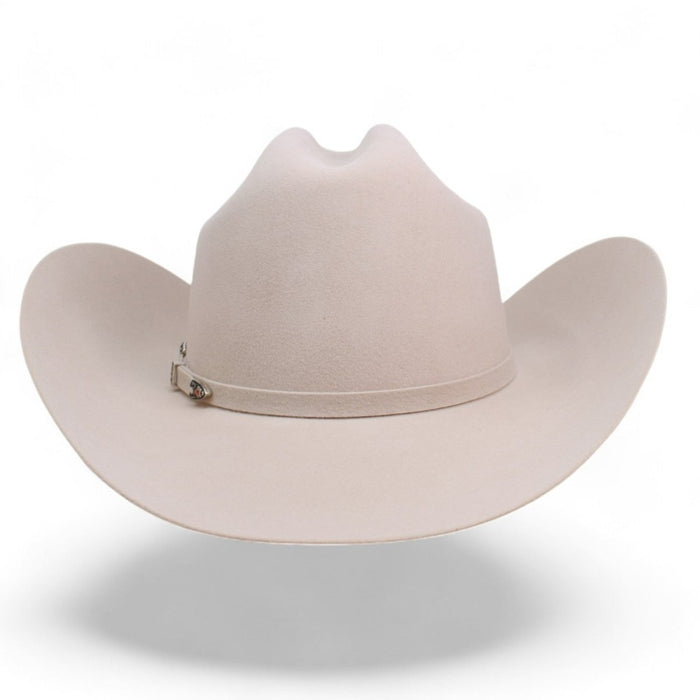 West Point 6X Cowboy Felt Hat Milano Style - Silverbelly - Cuernos Chuecos