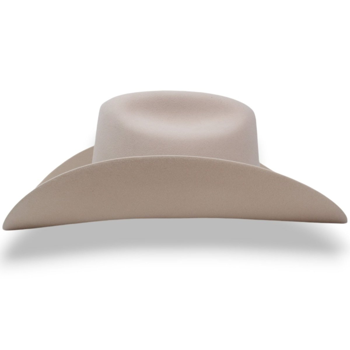 Cappello Cowboy Twister Dallas In Lana 100% - Colore Silver Belly Con Fibbia - Taglie Dalla 54 Alla 61