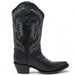 Women's Snip Toe Leather Boots Black - Rodeo Imports