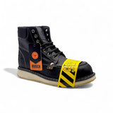 Zapato de Trabajo de 6" para Hombre Punta Moc de Piel Genuina Color Negro con Suela de Hule Antiderrapante Resistente a Aceite – Hooch Boots H801C05 - Hooch