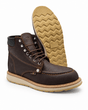 Zapato de Trabajo de 6" para Hombre Punta Moc Suave de Piel Genuina Color Chocolate con Suela de Hule Antiderrapante Resistente a Aceite – Hooch Boots H80194 - Hooch