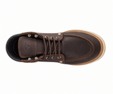 Zapato de Trabajo de 6" para Hombre Punta Moc Suave de Piel Genuina Color Chocolate con Suela de Hule Antiderrapante Resistente a Aceite – Hooch Boots H80194 - Hooch