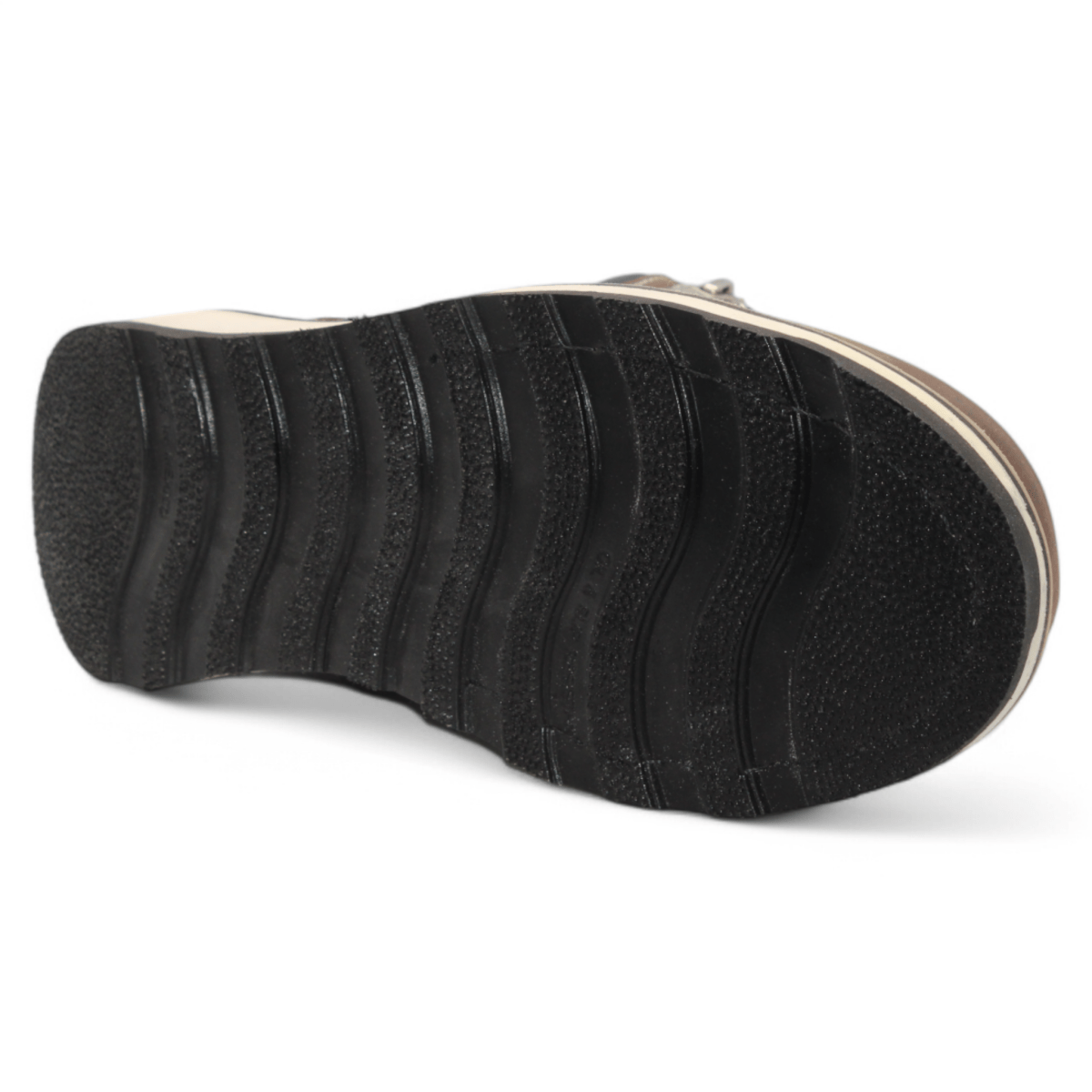 Zapato de Trabajo para Hombre de Piel Crazy Color Brown con Doble Cierre Punta Redonda – Hooch Boots H40407 - Hooch Boots