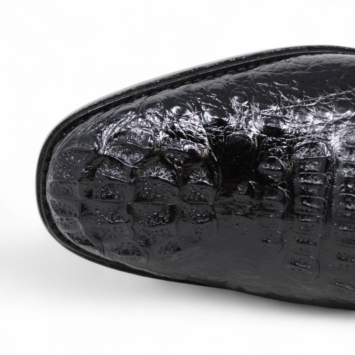 Zapato de Vestir de Lomo de Caiman Original Color Negro - Los Altos Boots - Los Altos Boots