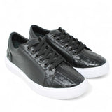 Zapatos Casuales de Caiman y Piel Original Color Negro - Los Altos Boots - Los Altos Boots