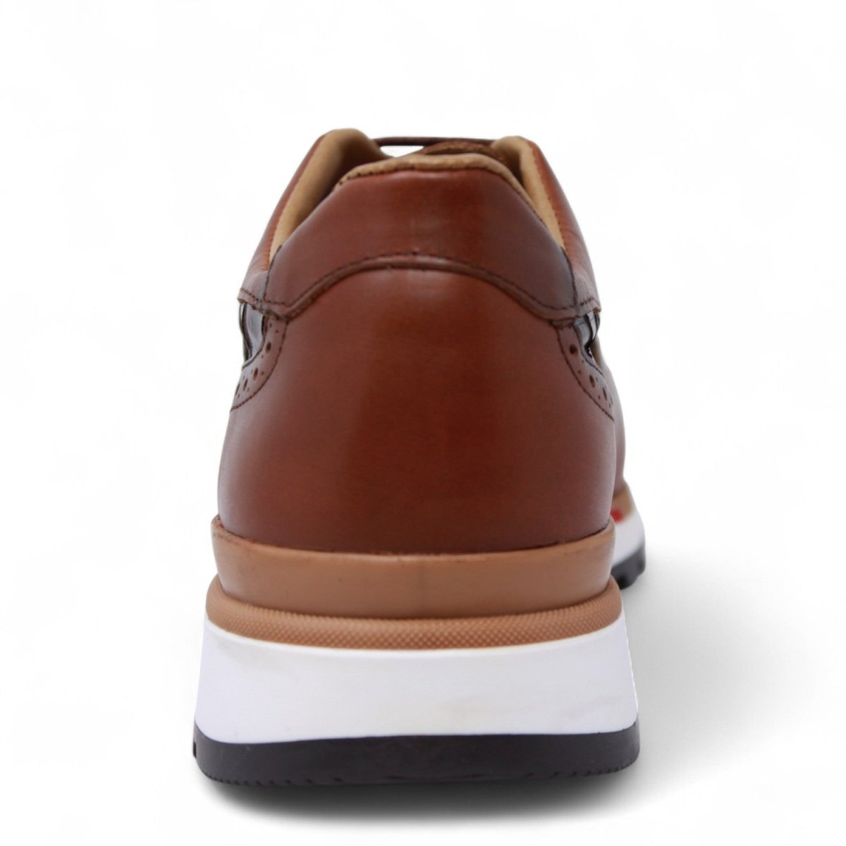 Zapatos Teni Casuales de Cocodrilo Caiman Panza Original Color Cafe - Los Altos Boots - Los Altos Boots