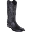 Genuine Lizard Dubai Square Toe Boots Black Color, free shipping across the USA - Wild West Boots