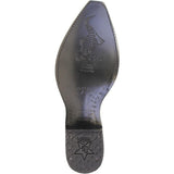 Western Genuine Caiman Belly European Square Toe Boots Faded Gray Color - Los Altos Boots Sole View 