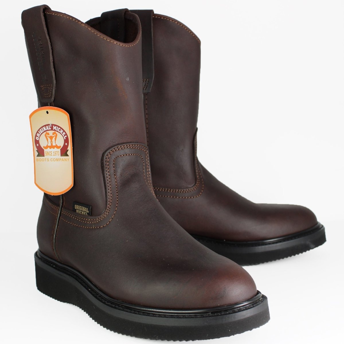 Bota Trabajo Suela Mil Rayas Negra OM