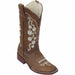 Botas Altas de Cuero con Flores para Mujer en Horma Rodeo Q322MF6231 - Quincy Boots
