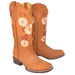 Botas Altas de Cuero con Flores para Mujer en Horma Rodeo Q322MF6251 - Quincy Boots