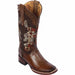 Botas Altas de Cuero con Flores para Mujer en Horma Rodeo Q322RT4259 - Quincy Boots