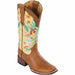 Botas Altas de Cuero con Flores para Mujer en Horma Rodeo Q322SF6251 - Quincy Boots