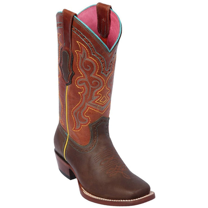 Botas Altas de Cuero Crazy para Mujer en Horma Rodeo Q3126235 - Quincy Boots