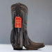 Botas Altas de Cuero Crazy para Mujer en Punta Recortada Q34E6294 - Quincy Boots