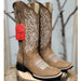 Botas Altas de Cuero Grasso para Mujer en Horma Rodeo Color Tan Q322N6231 - Quincy Boots