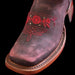 Botas Altas de Cuero Lijado para Mujer en Horma Rodeo Color Cherry Q3226212L - Quincy Boots
