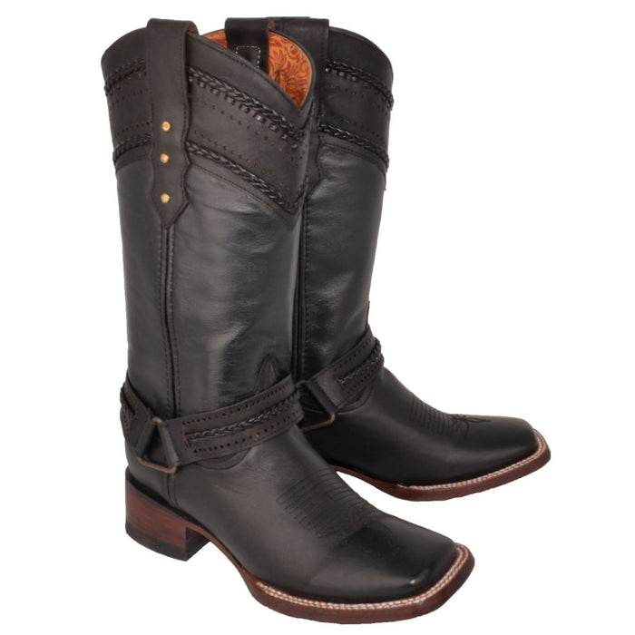 Botas Altas de Cuero para Mujer en Horma Rodeo Q3224205 - Quincy Boots