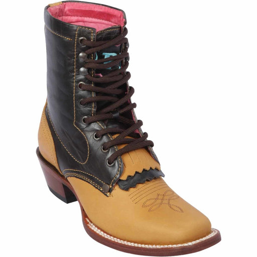 Botas Cortas de Cuero para Mujer en Horma Rodeo Q336202 - Quincy Boots