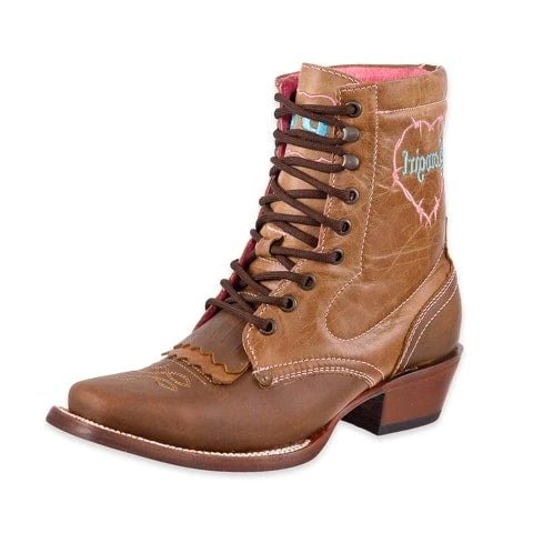 Botas Cortas de Cuero para Mujer en Horma Rodeo Q336231 - Quincy Boots