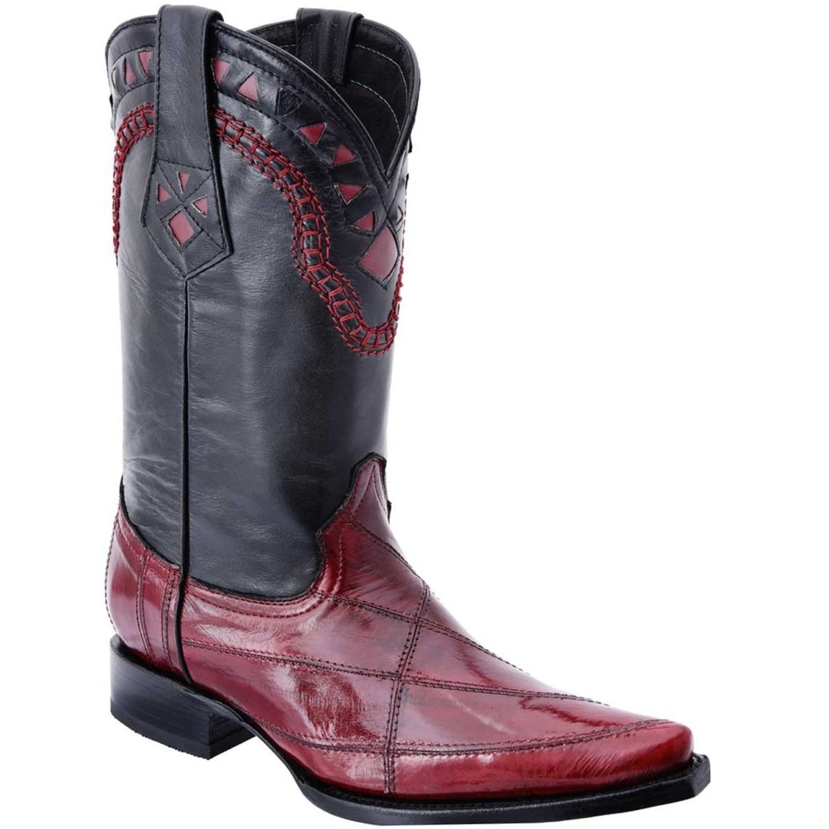 Botas de Anguila Original Horma 3X Aladino Color Vino WD-074 - White Diamonds Boots
