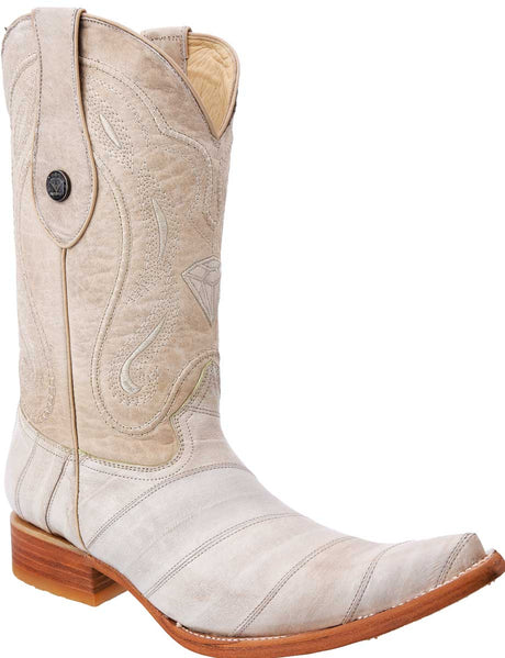 Botas de Anguila Original Horma 3X Aladino WD-083 - White Diamonds