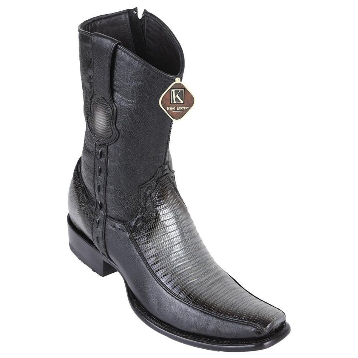 Botas de Armadillo Lizard con Venado Tejida Europea