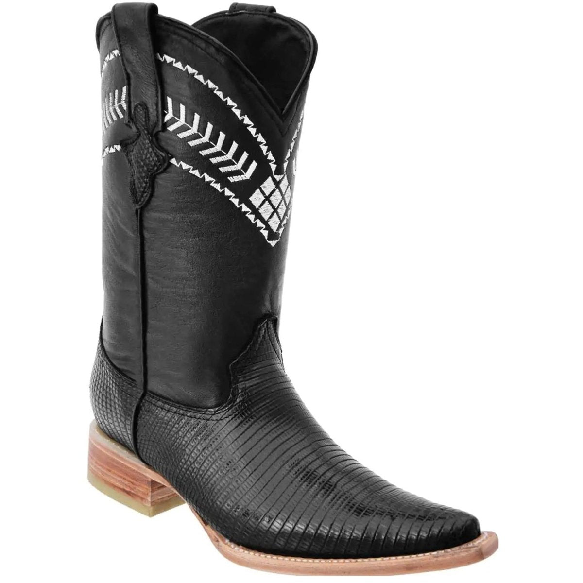 Botas de Cuello de Toro Original Horma 3X Aladino Color Negro WD-074 main image 0