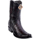 Botas de Avestruz Original con Venado Horma Cortas Dubai KE-479BF03 - King Exotic Boots