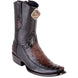 Botas de Avestruz Original con Venado Horma Cortas Dubai KE-479BF03 - King Exotic Boots