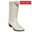 Botas de Avestruz Original Punta Oval LAB-650304 - Los Altos Boots