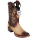 Botas de Avestruz Panza Horma Rodeo Cuadrada WW-28189715 - Wild West Boots