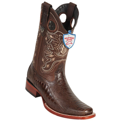Botas de Avestruz Pata Original Horma Rodeo WW-28180507 - Wild West Boots