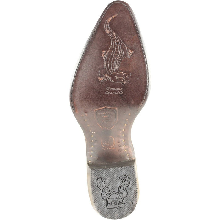 Botas de Cocodrilo Caiman Lomo Horma Puntal WW-2990211 - Wild West Boots
