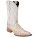 Botas de Cocodrilo Grabada Horma 3X Aladino WD-125 - White Diamonds Boots