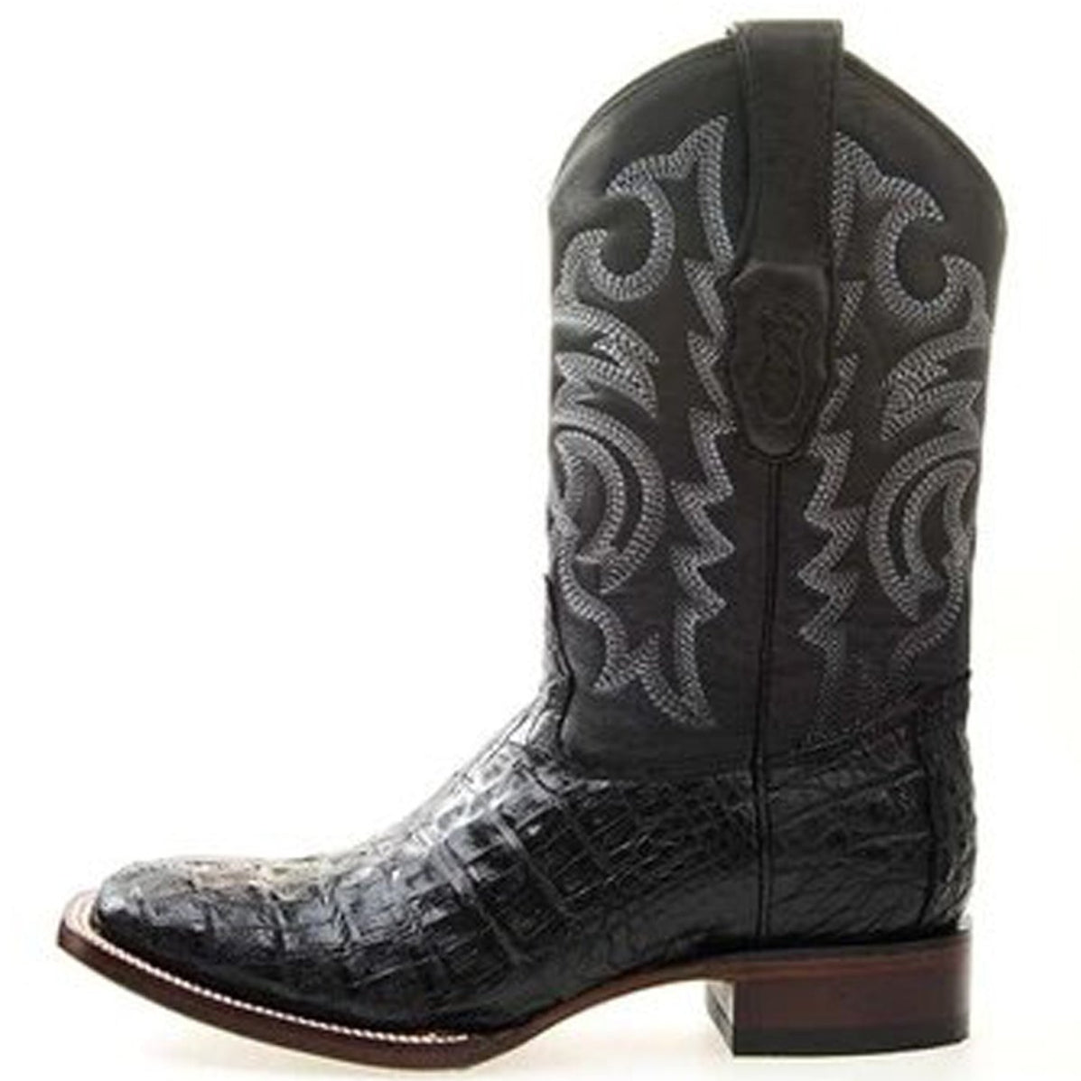 Botas de Tiburon Original Punta Rodeo Cuadrada Café main image 1