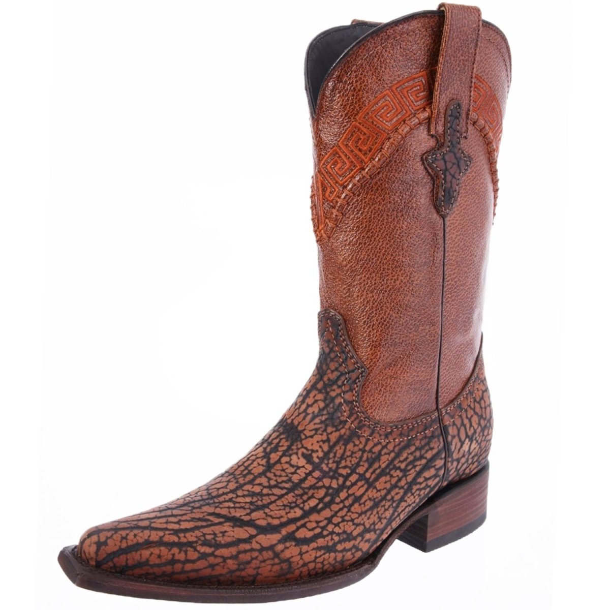 Botas de Cuello de Toro Original Horma 3X Aladino Color Cognac WD-086 - White Diamonds