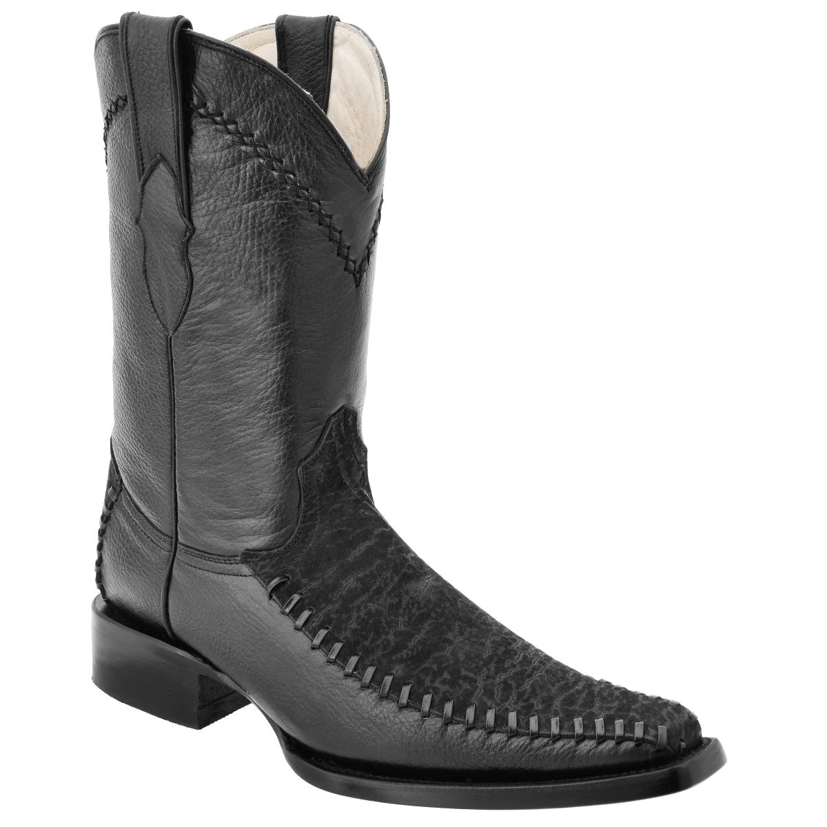 Botas de Cuello de Toro Tejida Original Horma Europea WD-191 - White Diamonds