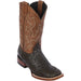 Botas de Cuero Cincelada Horma Rodeo Cuadrada Q8229494 - Quincy Boots