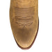 Botas de Cuero Crazy Punta Redonda para Dama Color Tan - Los Altos Boots