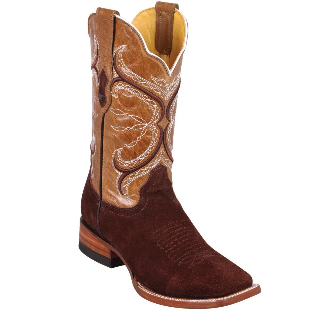 Botas de Cuero Cincelada Horma Rodeo Cuadrada main image 1