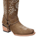 Botas de Cuero Horma Rodeo Nobuck para Mujer WD-518 - White Diamonds Boots