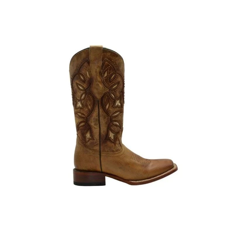 Botas de Cuero Horma Rodeo para Mujer Color Miel JB-RCANTONIA - Joe Boots