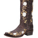 Botas de Cuero Horma Rodeo para Mujer WD-494 - White Diamonds Boots
