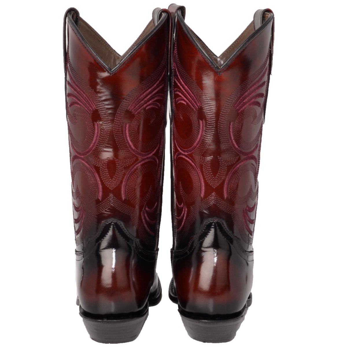 Botas de Cuero Original Camaleon Horma Puntal Color Vino JB-900CVINO - Joe Boots
