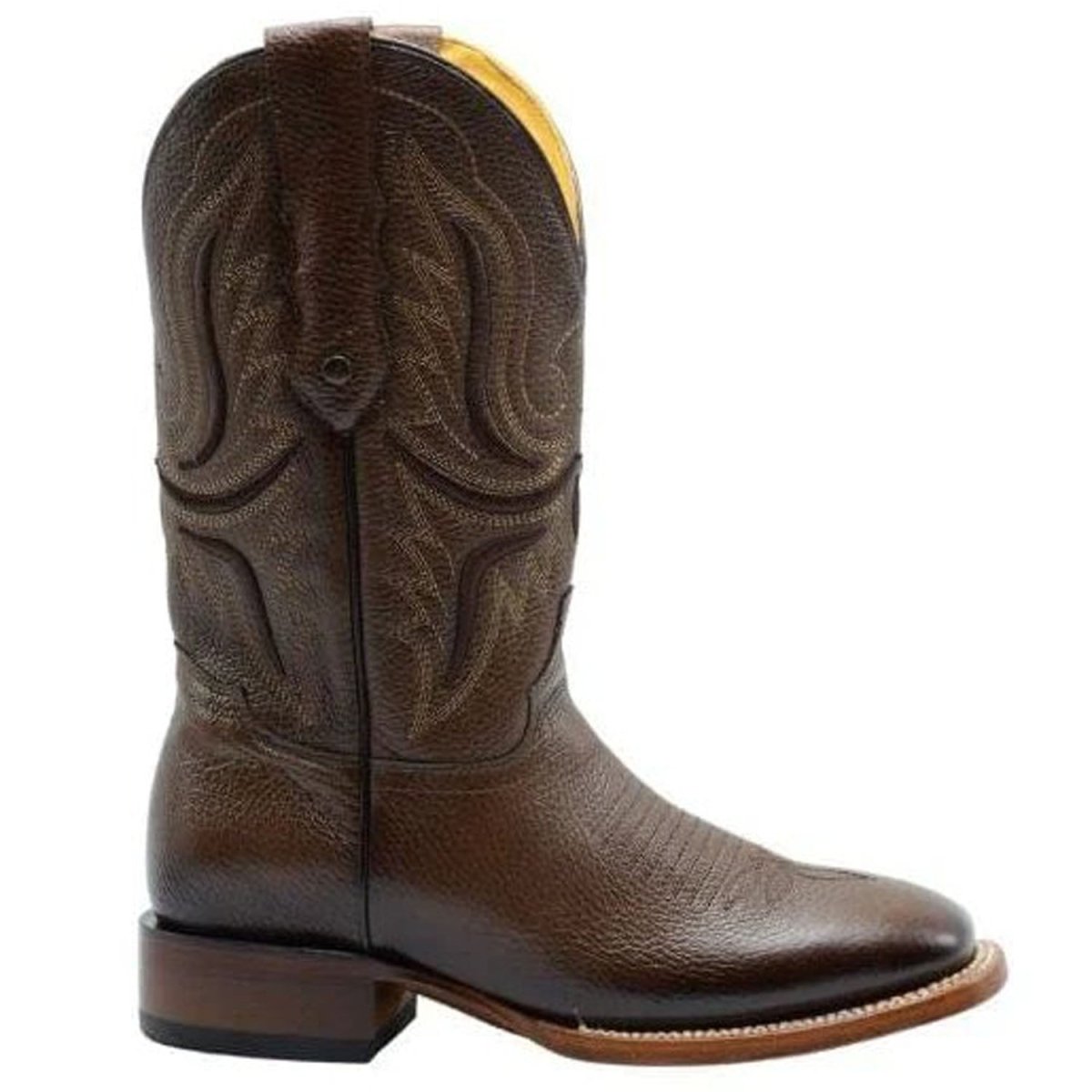 Botas de Cuero Original Horma Rodeo Color Cafe JB-RC095BROWN - Joe Boots