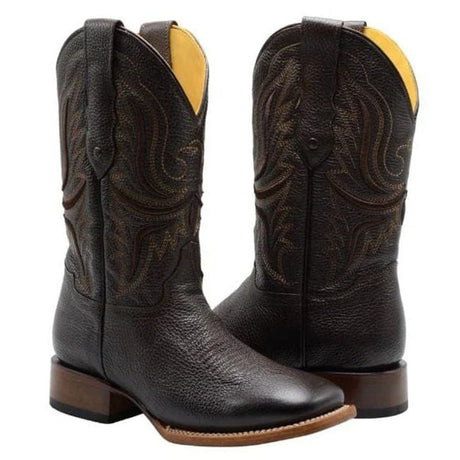 Botas de Cuero Original Horma Rodeo Color Chocolate JB-RC095CHOCO - Joe Boots