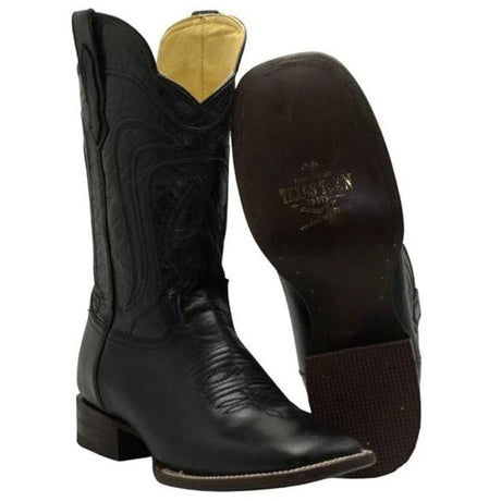 Botas de Cuero Original Horma Rodeo Color Negro JB-TT470BLACK - Joe Boots